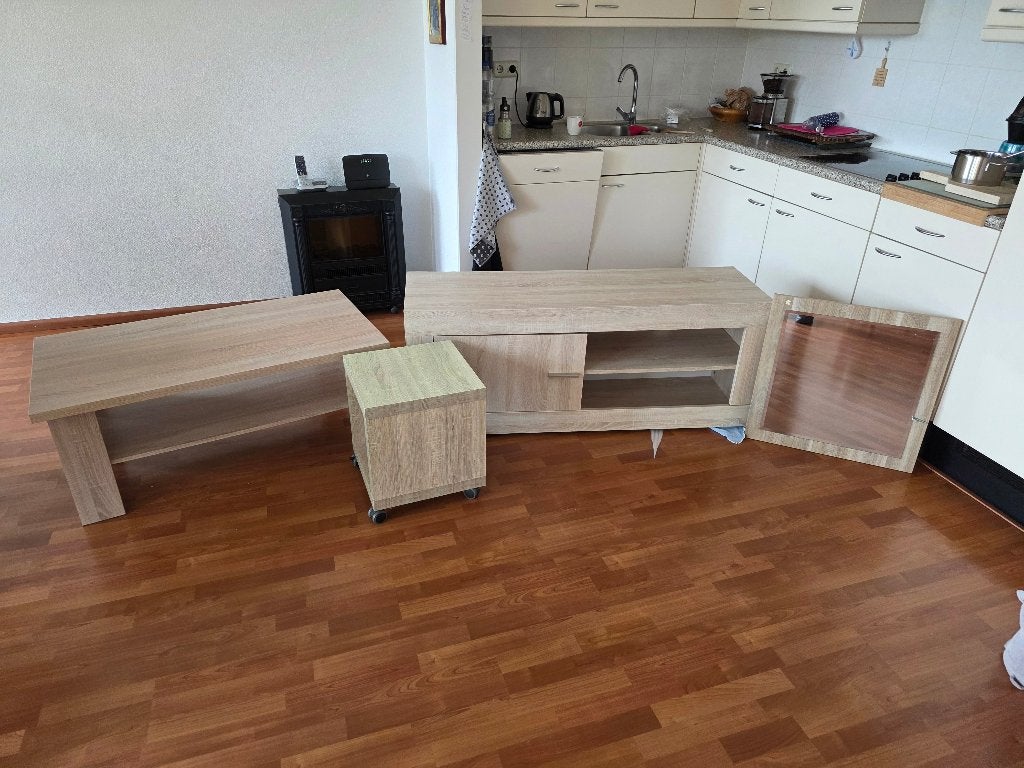 Complete woonkamer-set Leen Bakker – Sonoma eiken, Ophalen