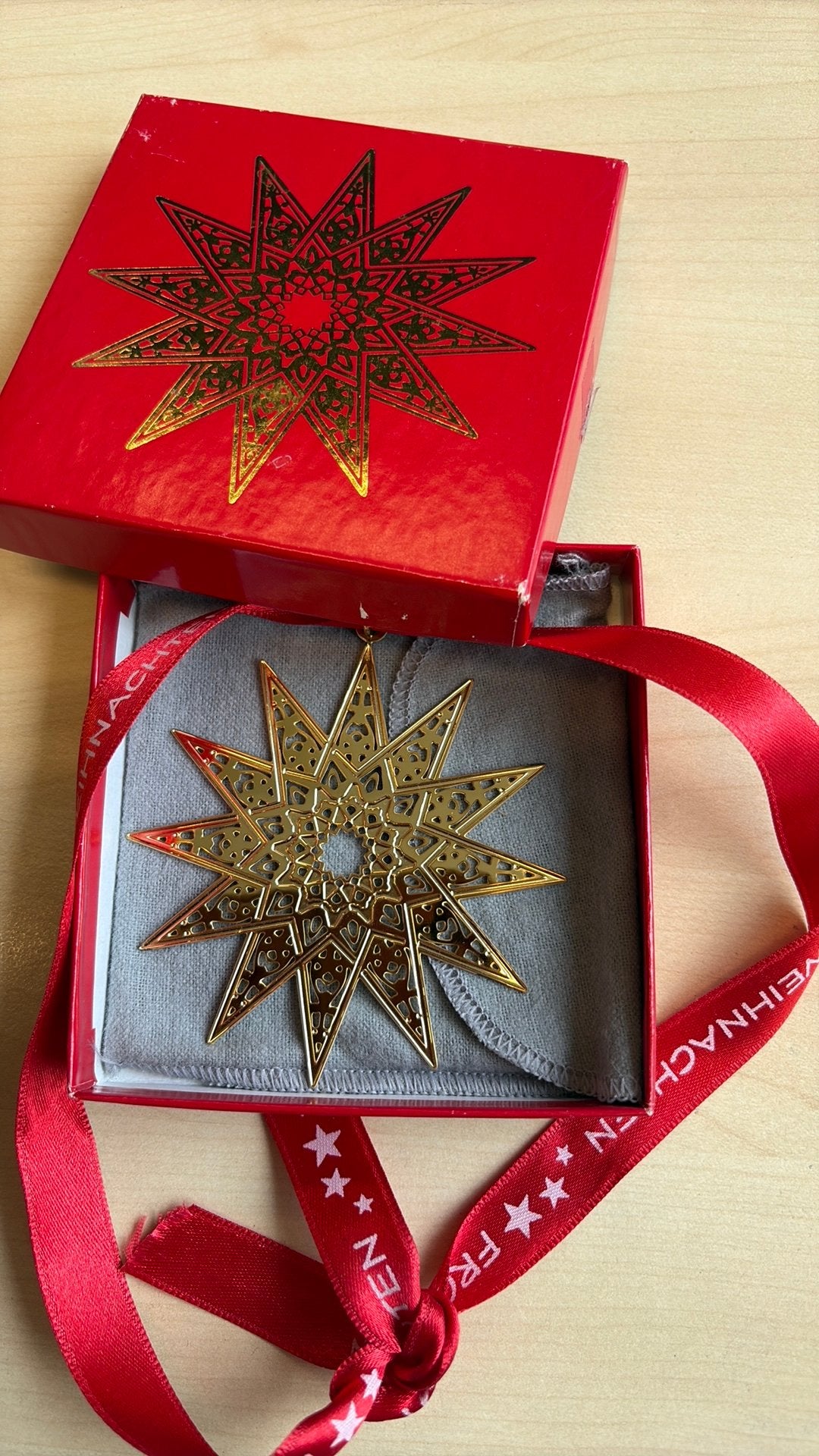 Christmas Star Ornament, Ophalen of Verzenden, Zo goed als nieuw, Nb, Nb