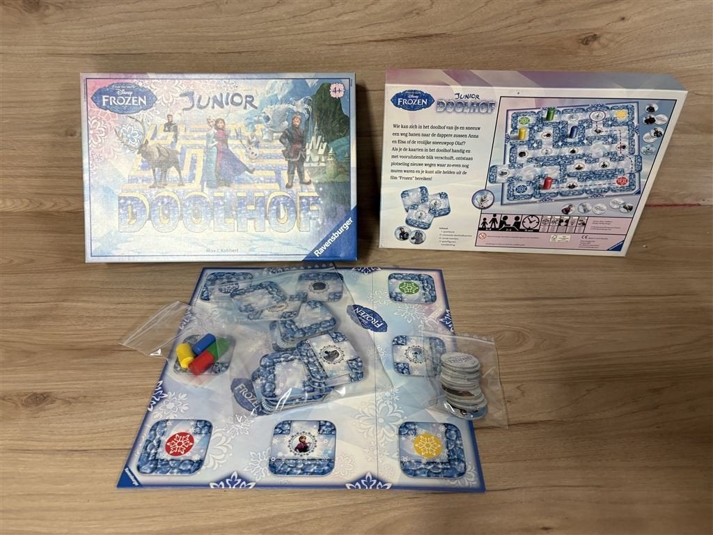 junior doolhof disney frozen - s4244, Verzenden, Zo goed als nieuw