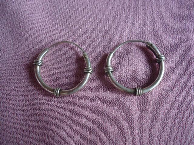 zilver criolen, Verzenden, Nieuw, Knopjes of Stekers, Zilver