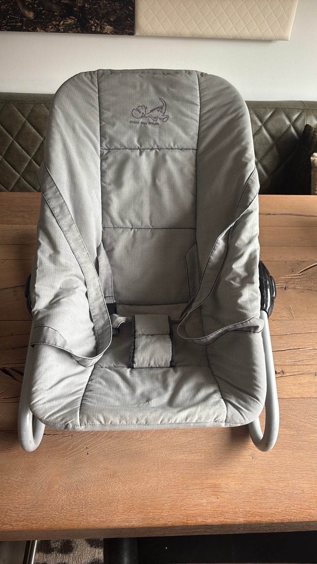 Wipstoel grijs, Kinderen en Baby's, Ophalen, Gebruikt, Verstelbaar, Wipstoel
