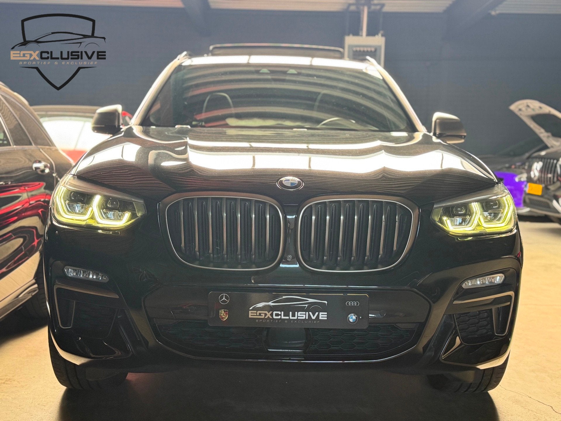 BMW X3 M40i xDrive High Executive PANO/360CAMERA/HUD/H&K/ACC, Auto's, Automaat, Automatische klimaatregeling, Gebruikt, Zwart