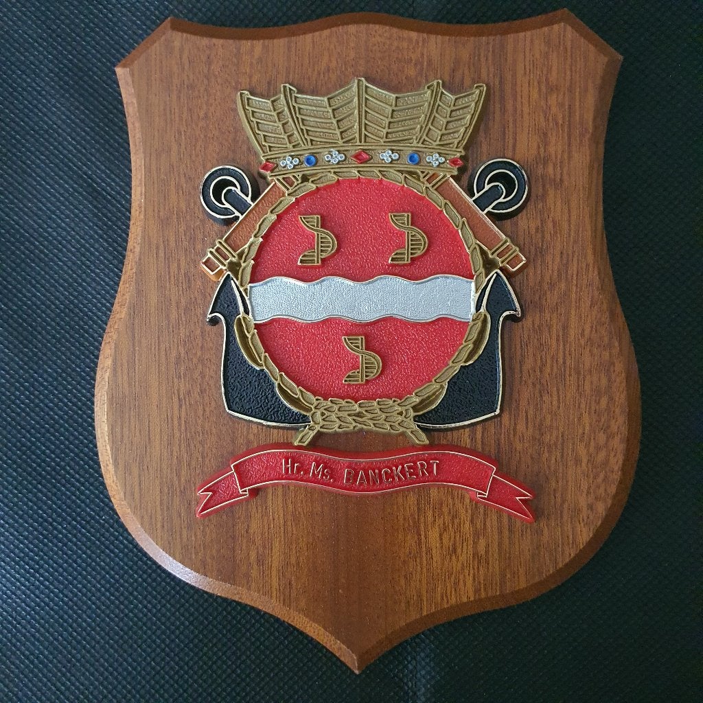 Wapenschildje Banckert, Verzenden, Marine, Nederland, Embleem of Badge