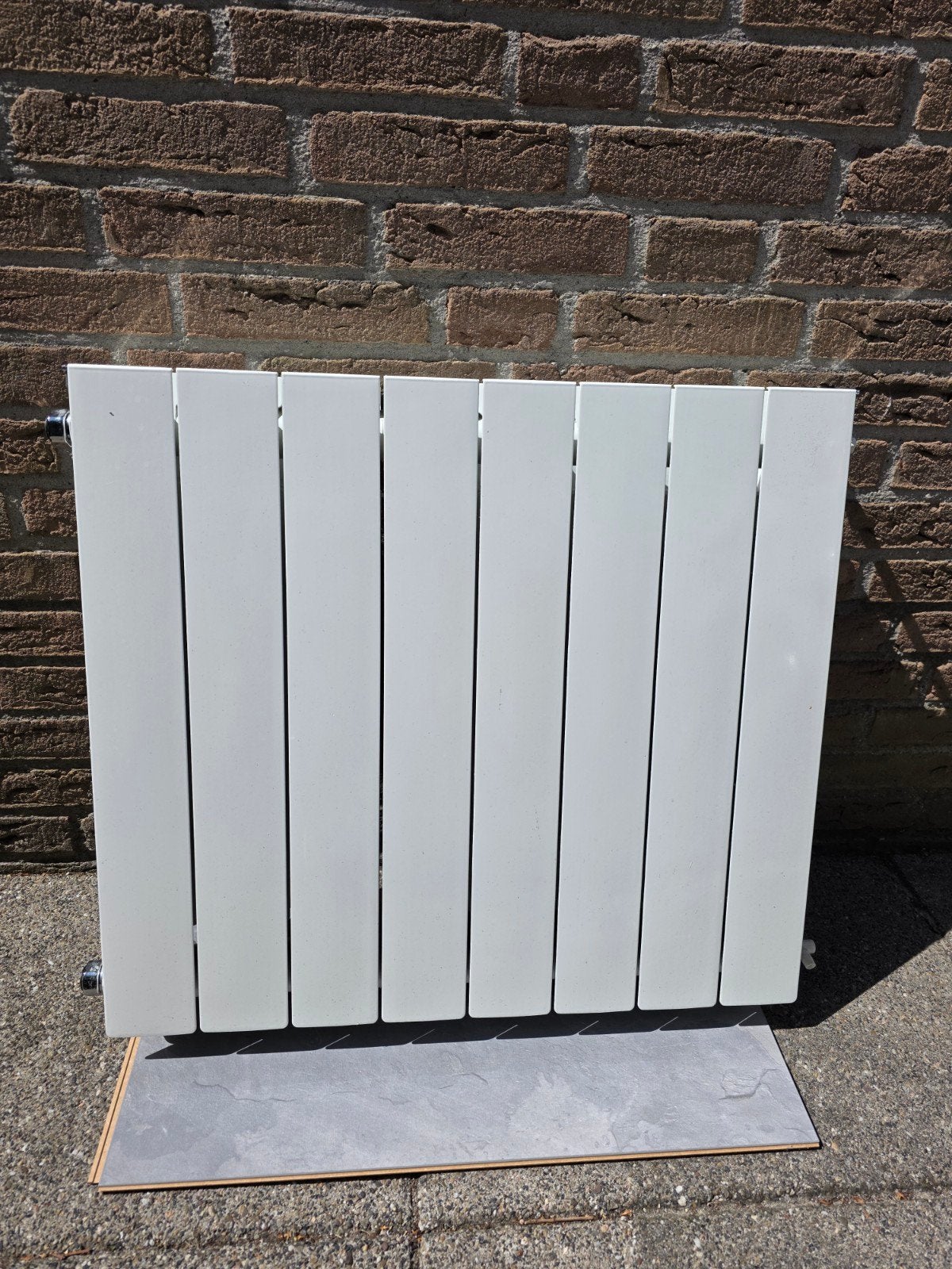 Aluminium radiator. 65 br 58 h., Ophalen, Gebruikt