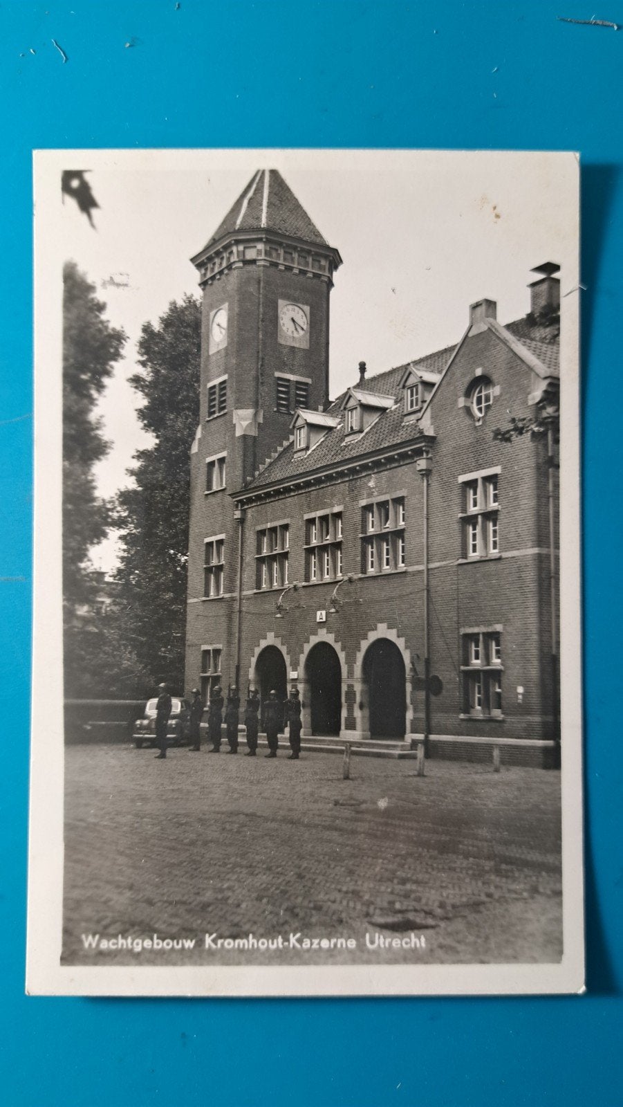 Utrecht Kromhout kazerne Wachtgebouw 1955, Ophalen of Verzenden, 1940 tot 1960, Gelopen, Utrecht