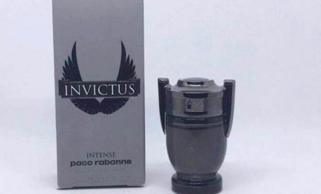 Parfum miniatuur Invictus intense 5 ml edp Rabanne, Verzenden, Nieuw, Miniatuur, Gevuld