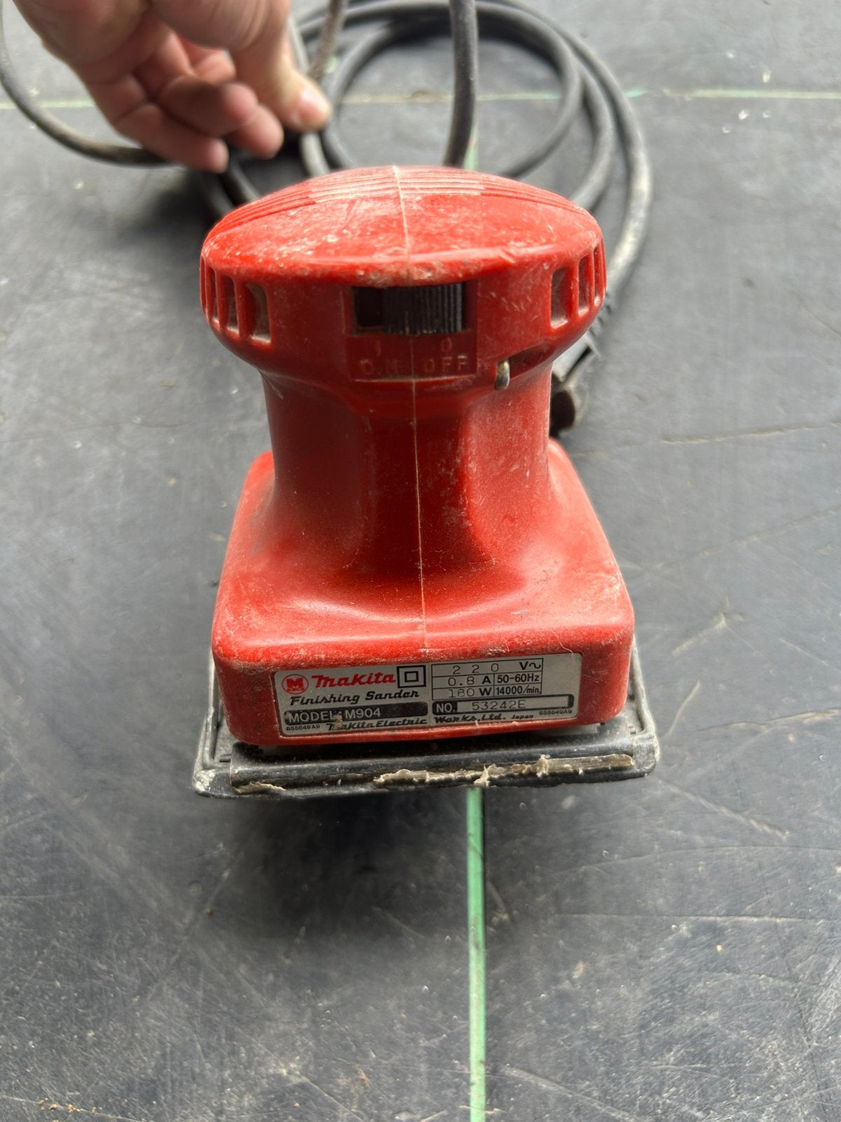 Schuurmachine makita m904, Ophalen of Verzenden, Gebruikt, 600 tot 1200 watt, Vlakschuurmachine