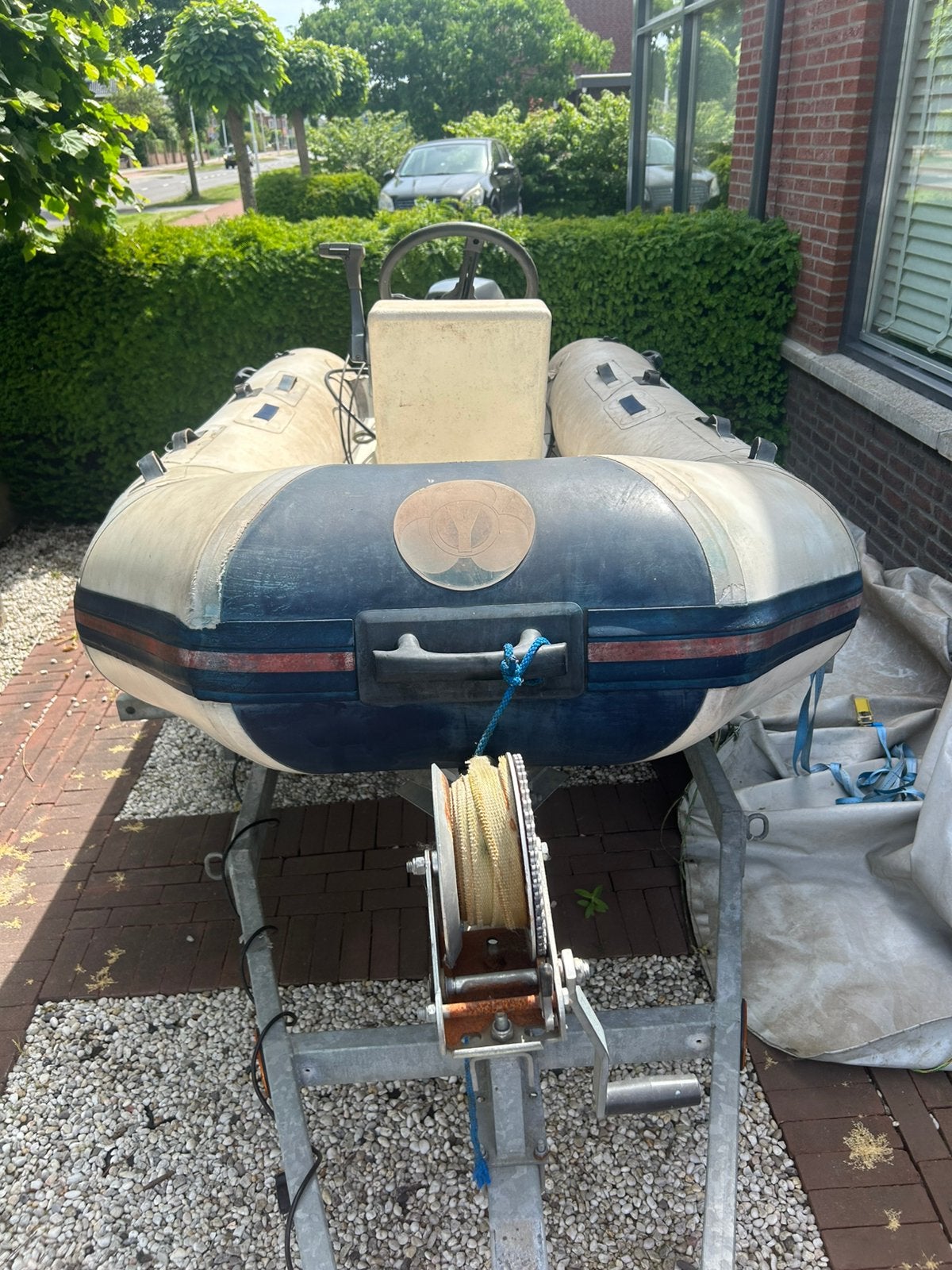 Yam rib met 6 pk yamaha, Watersport en Boten, Ophalen of Verzenden, Zo goed als nieuw, Overige typen