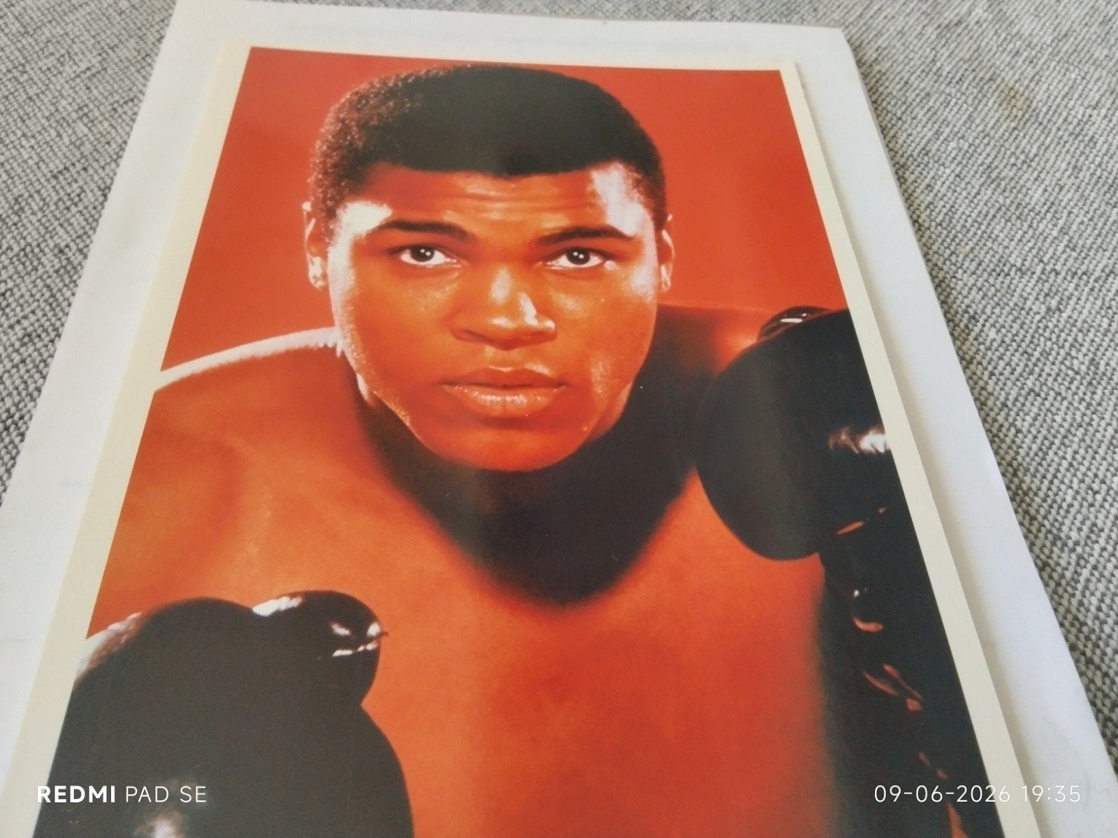 Muhammad Ali Bokslegende Postkaart - Ongelopen, Ophalen of Verzenden, 1980 tot heden