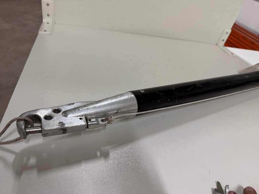 Spiboom Topfit 305 cm 50 mm doorsnee, Ophalen, Zo goed als nieuw, Lijn of Blok