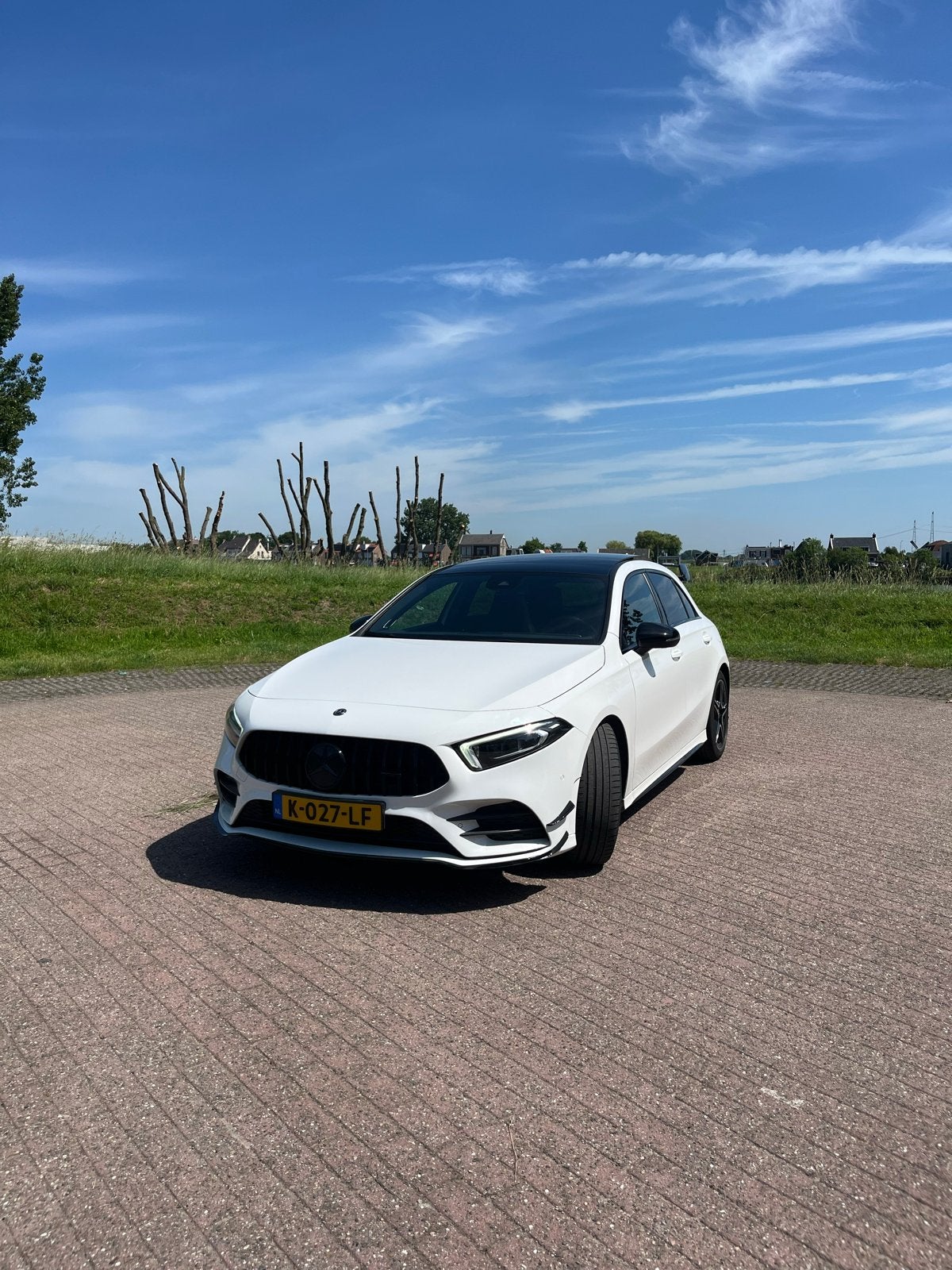 Mercedes-Benz A-Klasse A 220 amg line, Auto's, Mercedes-Benz, Wit, Particulier, 1600 kg, Geïmporteerd