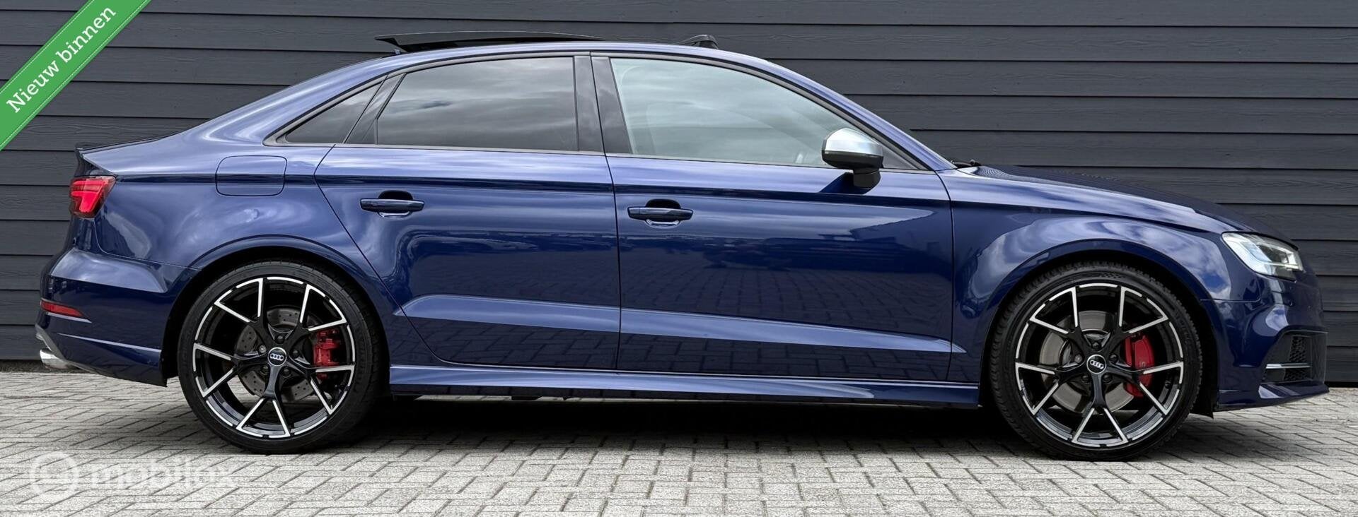 Audi S3 Limousine 2.0 TFSI quattro RS-zetels/Pano.dak/B&O/Dr, Auto's, Automaat, Gebruikt, Euro 6, 4 cilinders