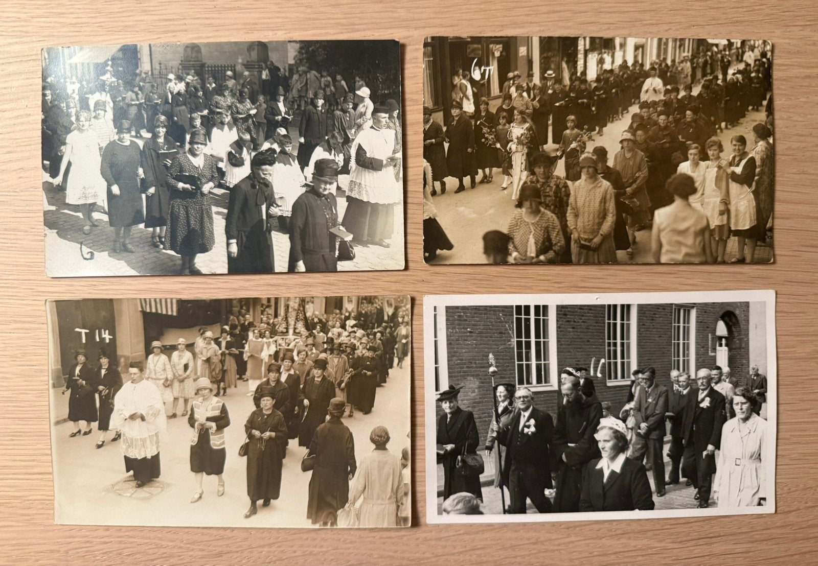 Oude ansichtkaarten bedevaart o.a. Kevelaer, Gebruikt, Foto, Ophalen of Verzenden, Voor 1940