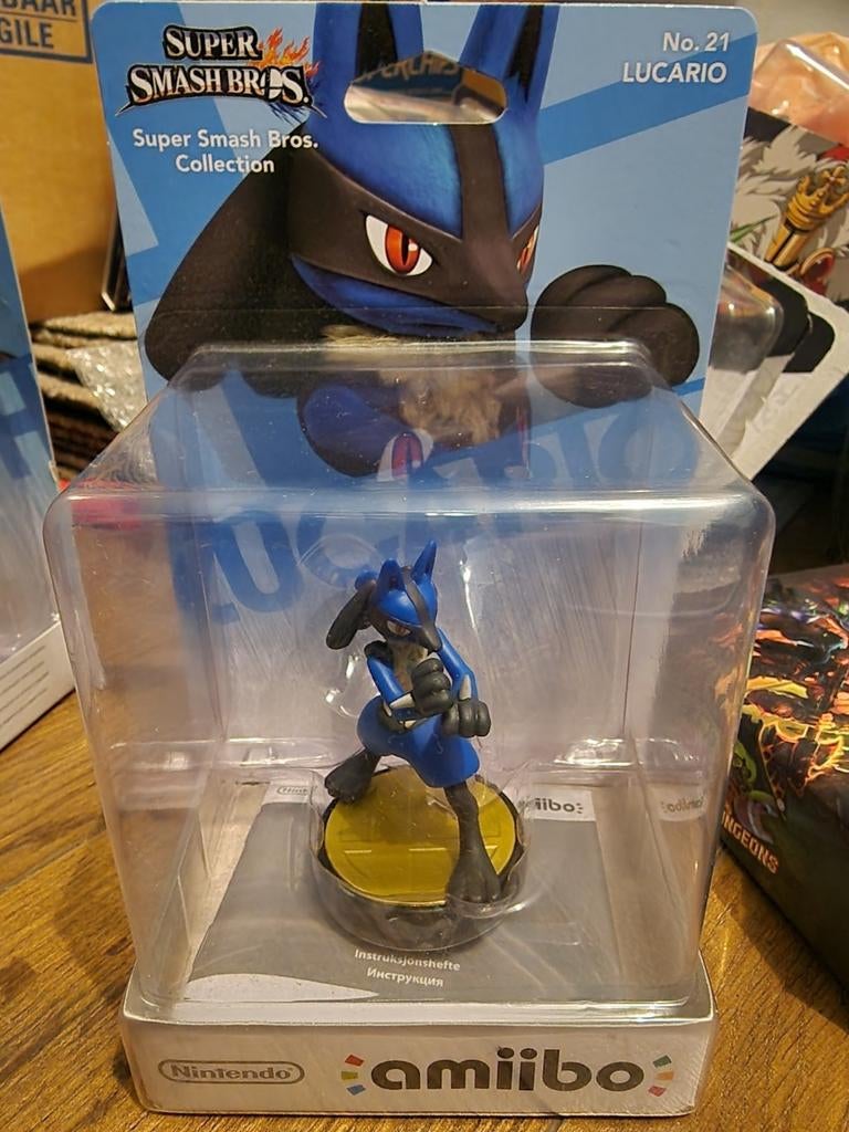 Super Smash Bros. Lucario amiibo - Ongeopend, Ophalen of Verzenden, Nieuw, Switch, Overige typen
