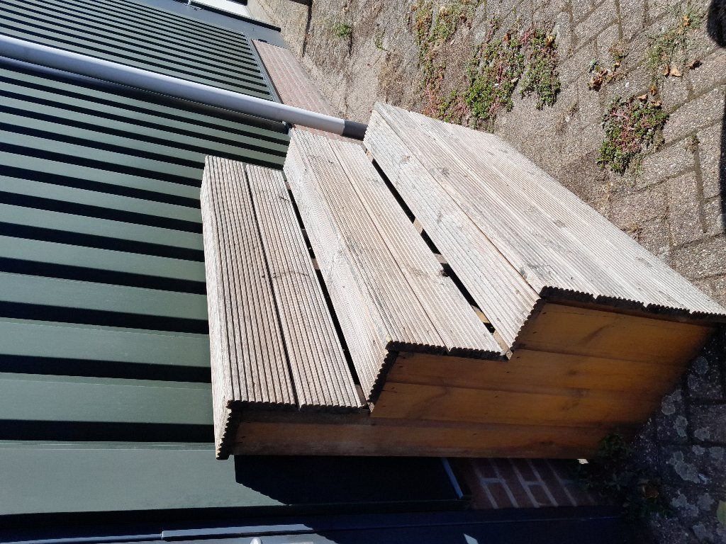houten trap caravan, Caravans en Kamperen, Ophalen, Gebruikt