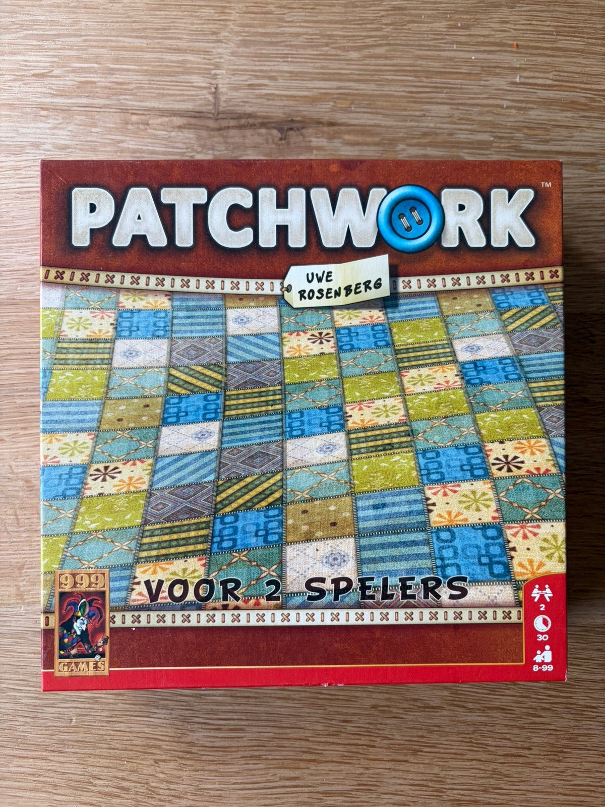 Patchwork spel - voor 2 spelers, Een of twee spelers, Ophalen, Zo goed als nieuw