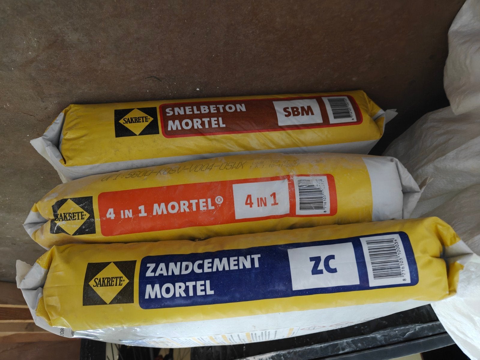 snelmortel, 4 in 1 mortel, zandcement mortel, Doe-het-zelf en Verbouw, Ophalen, Nieuw, Overige typen