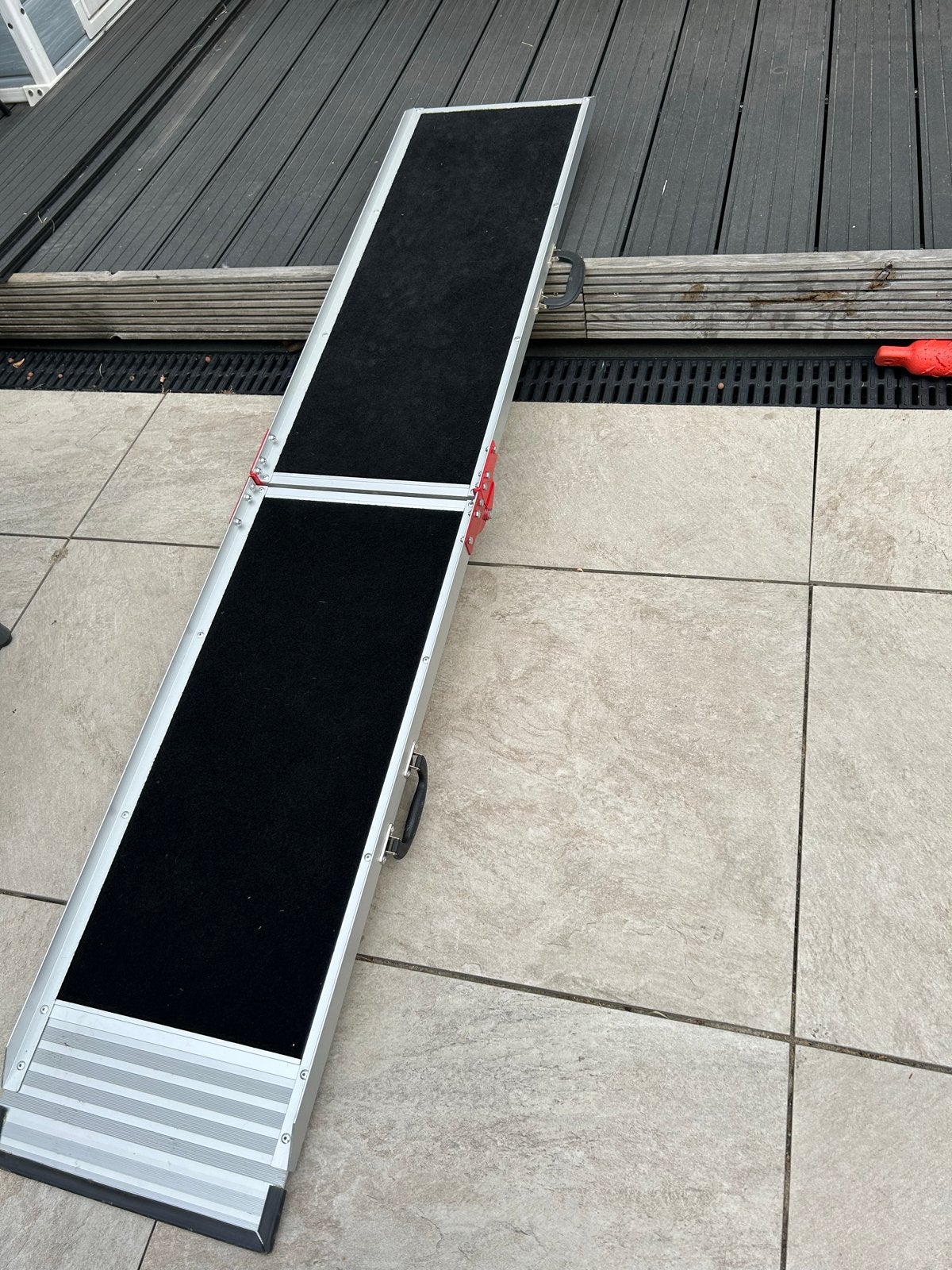 Loopplank (Nobby) van aluminium met antislip 183x35 cm., Overige merken, Ophalen, Zo goed als nieuw, Hondenloopplank
