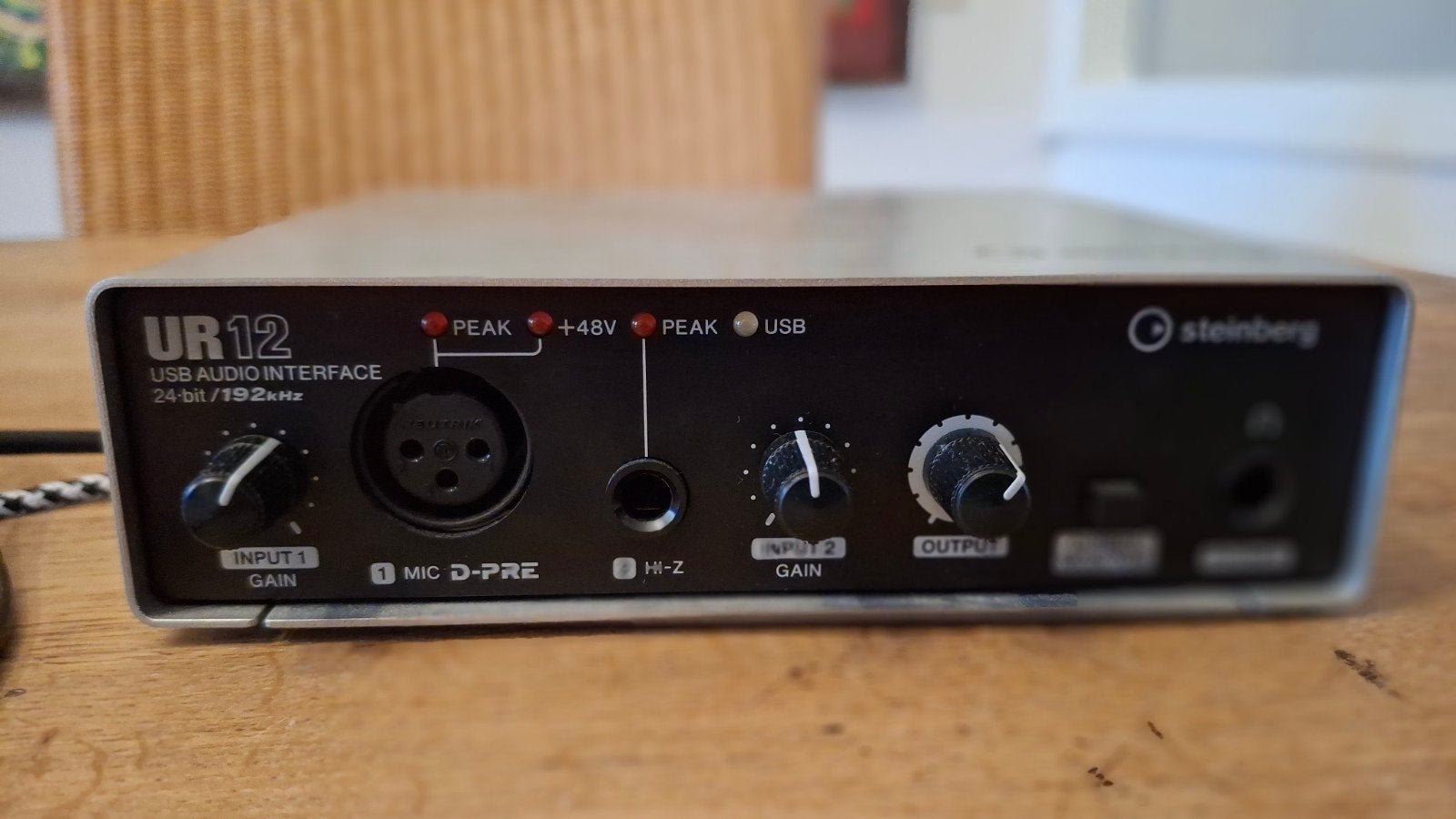 Steinberg UR12 USB Audio Interface - Zo goed als nieuw, Ophalen, Zo goed als nieuw