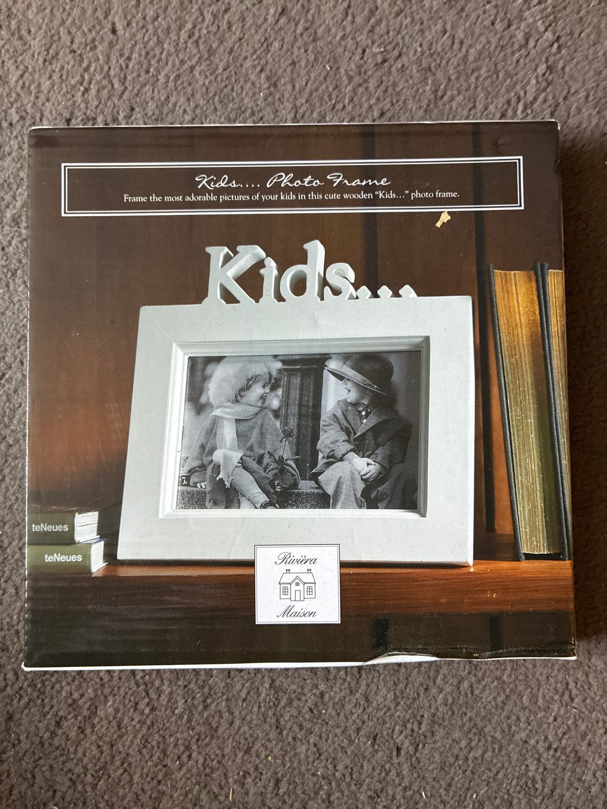 Riviera Maison fotolijst "Kids" - Nieuw in doos, Nieuw, Ophalen of Verzenden, Fotolijst, Wit
