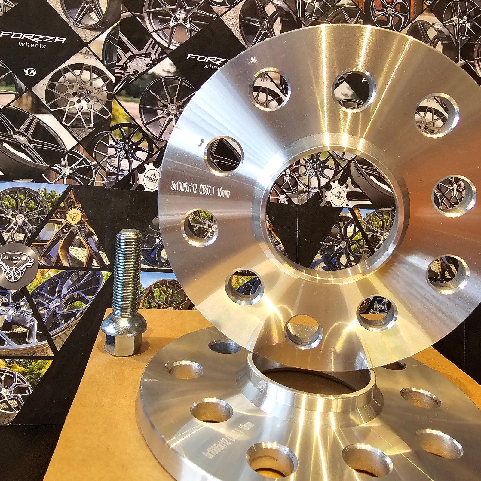 Spoorverbreders spacers vw Golf 8 5x112 57,1 10mm, Ophalen of Verzenden