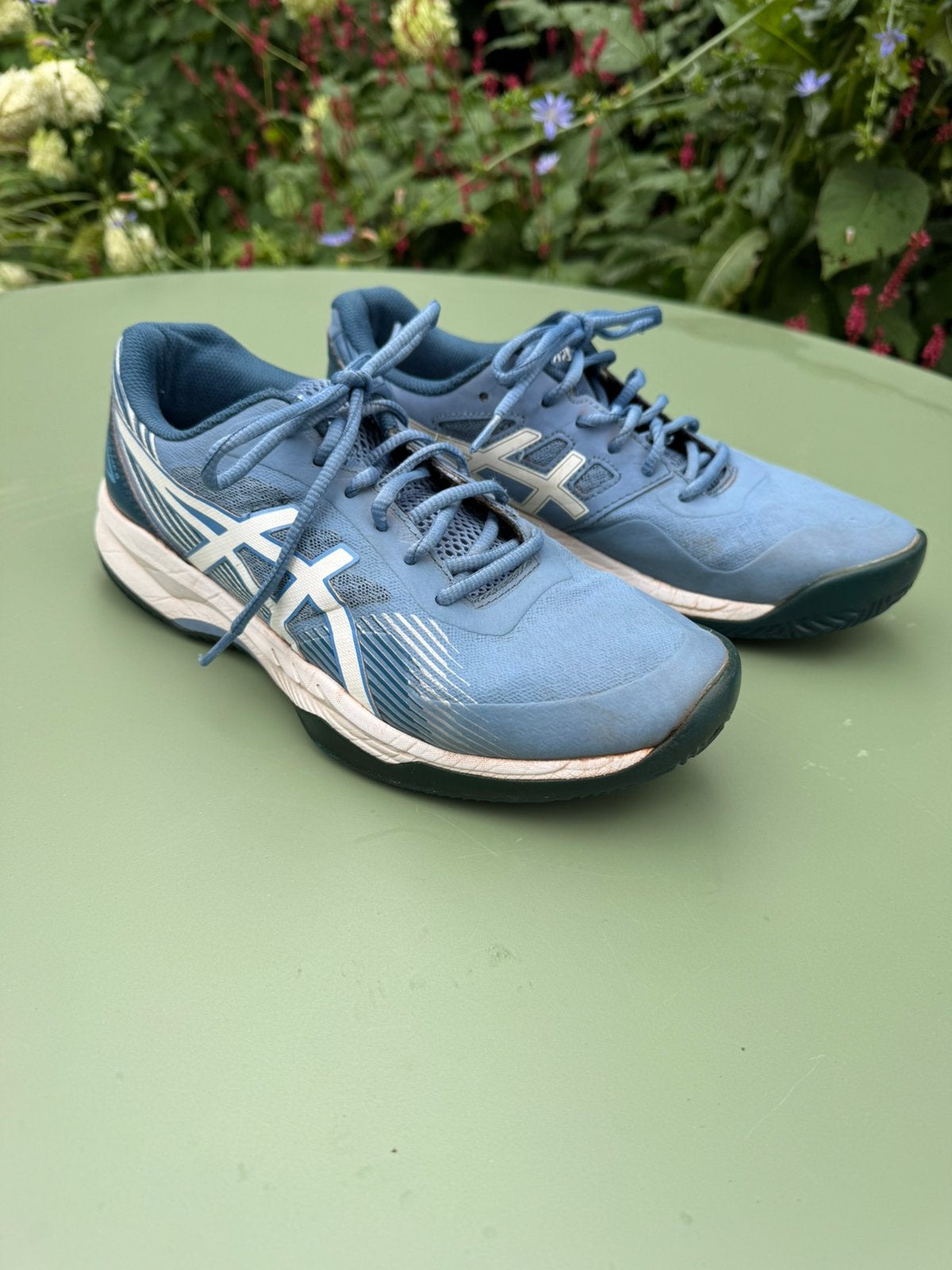 Asics gym/tennischoenen maat 41,5, Ophalen of Verzenden, Gebruikt, Schoenen