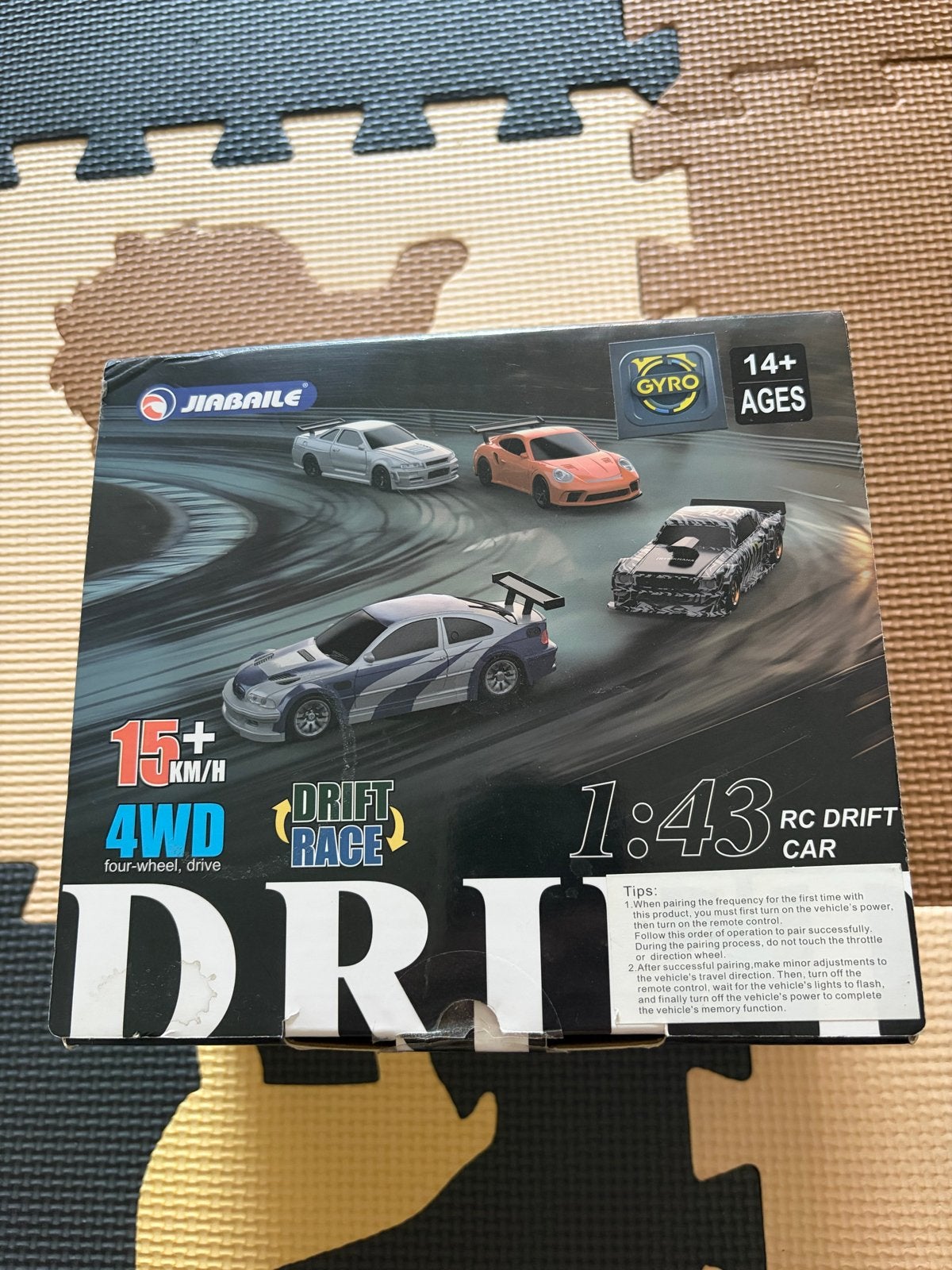 RC Drift Auto 1:43 met afstandsbediening, Elektro, Gebruikt, Ophalen of Verzenden, Auto onroad