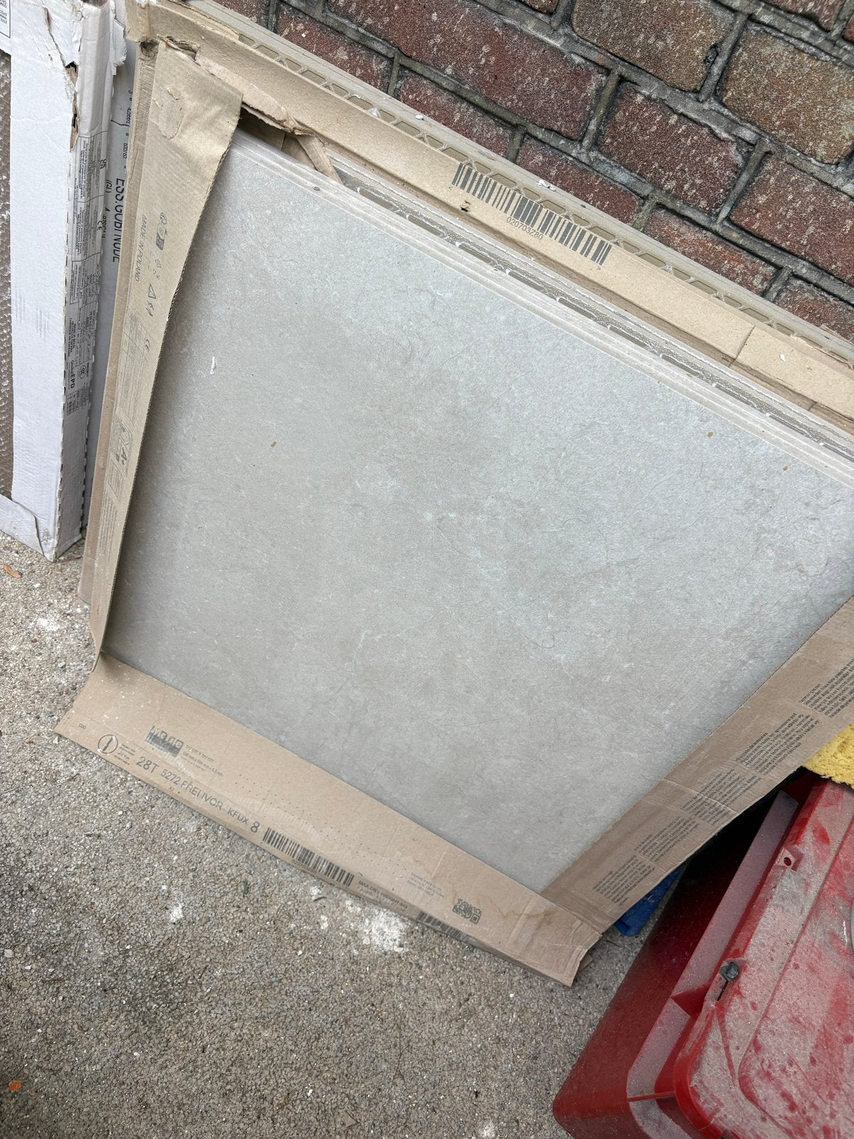Nieuwe keramische tegels, lichtgrijs / beige, 60x60 cm, Ophalen, 60 cm of meer, Keramiek, Nieuw