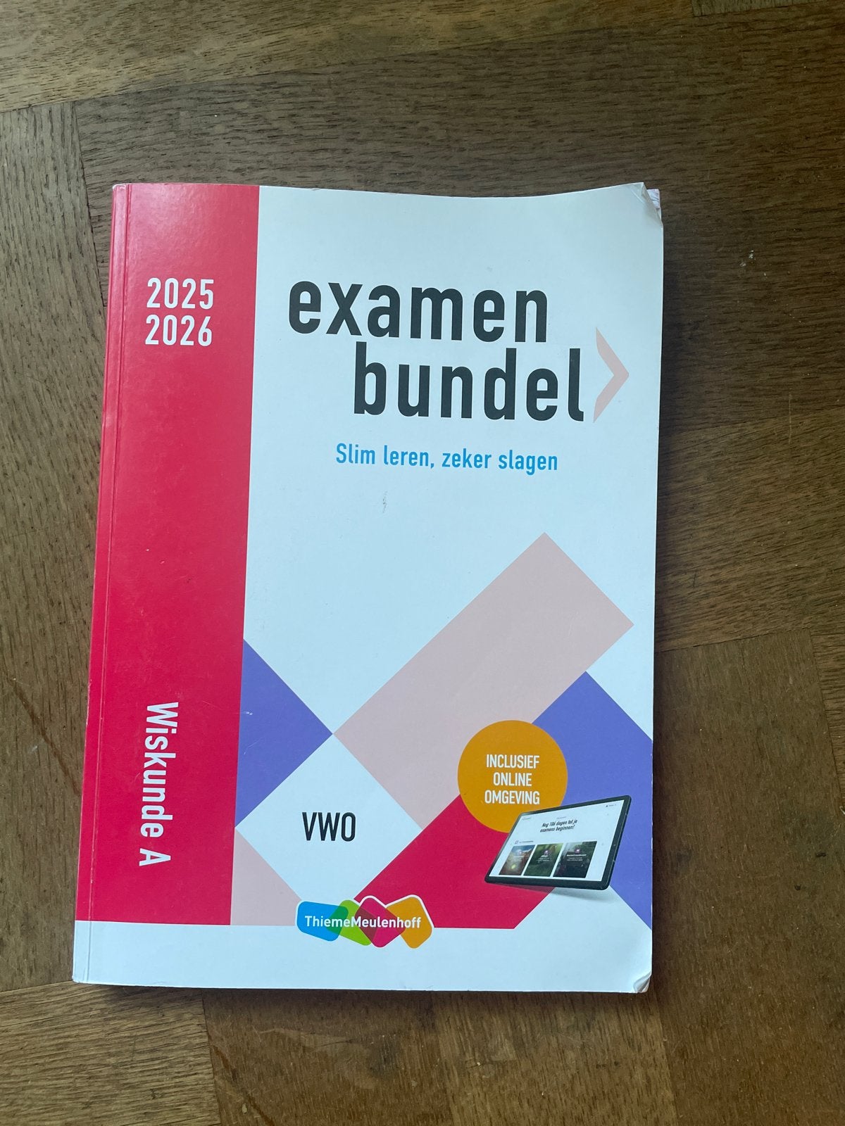 Examenbundel Wiskunde A VWO 2025-2026, Ophalen of Verzenden, Zo goed als nieuw, VWO, Wiskunde A