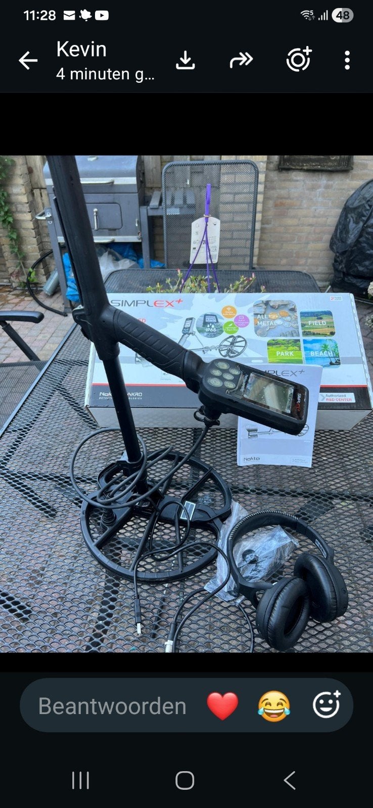 Nokta Makro Simplex+ WHP Metaaldetector z.g.a.n., Hobby en Vrije tijd, Metaaldetectors, Ophalen, Zo goed als nieuw