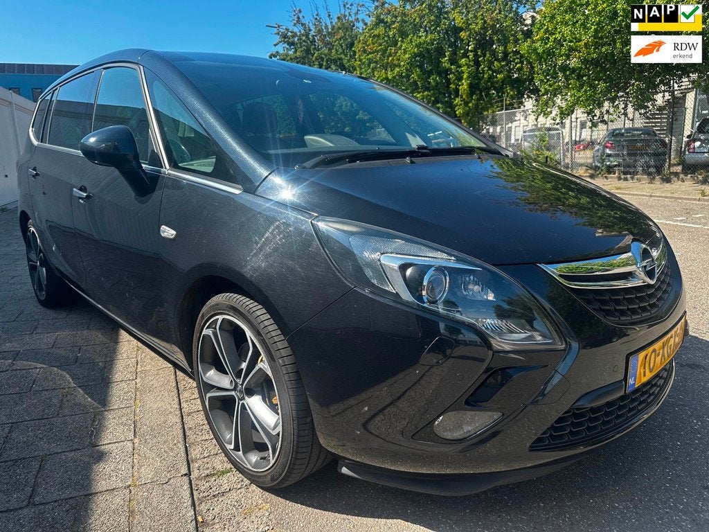 Opel Zafira Tourer 1.4 Cosmo 7pAutomaat,leader bekl, Auto's, Opel, Bedrijf, Te koop, Zafira, ABS, Airconditioning, Automatische klimaatregeling