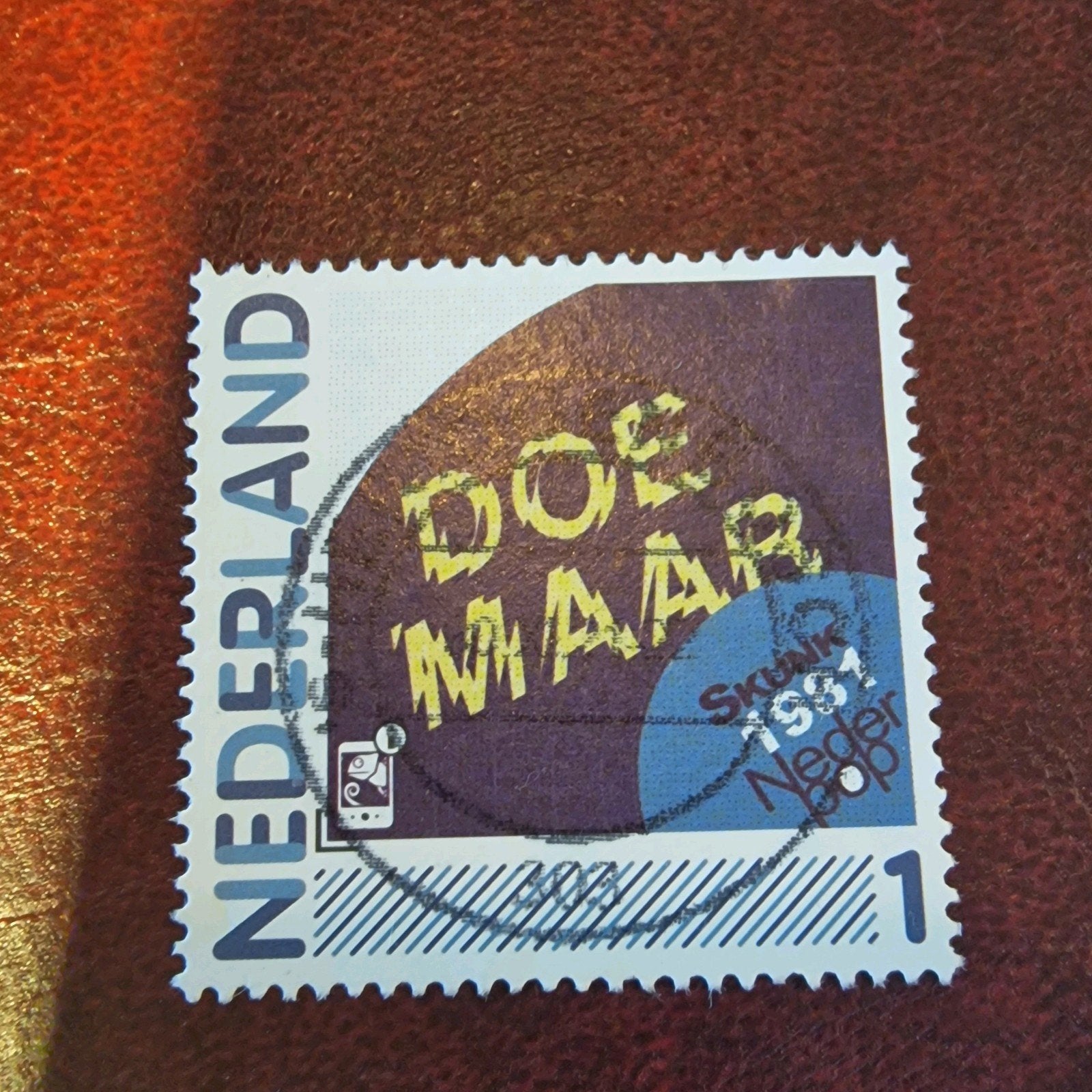 kv967 persoonlijke  postzegel 'Doe Maar' Skunk 1991, Ophalen of Verzenden, Na 1940, Gestempeld