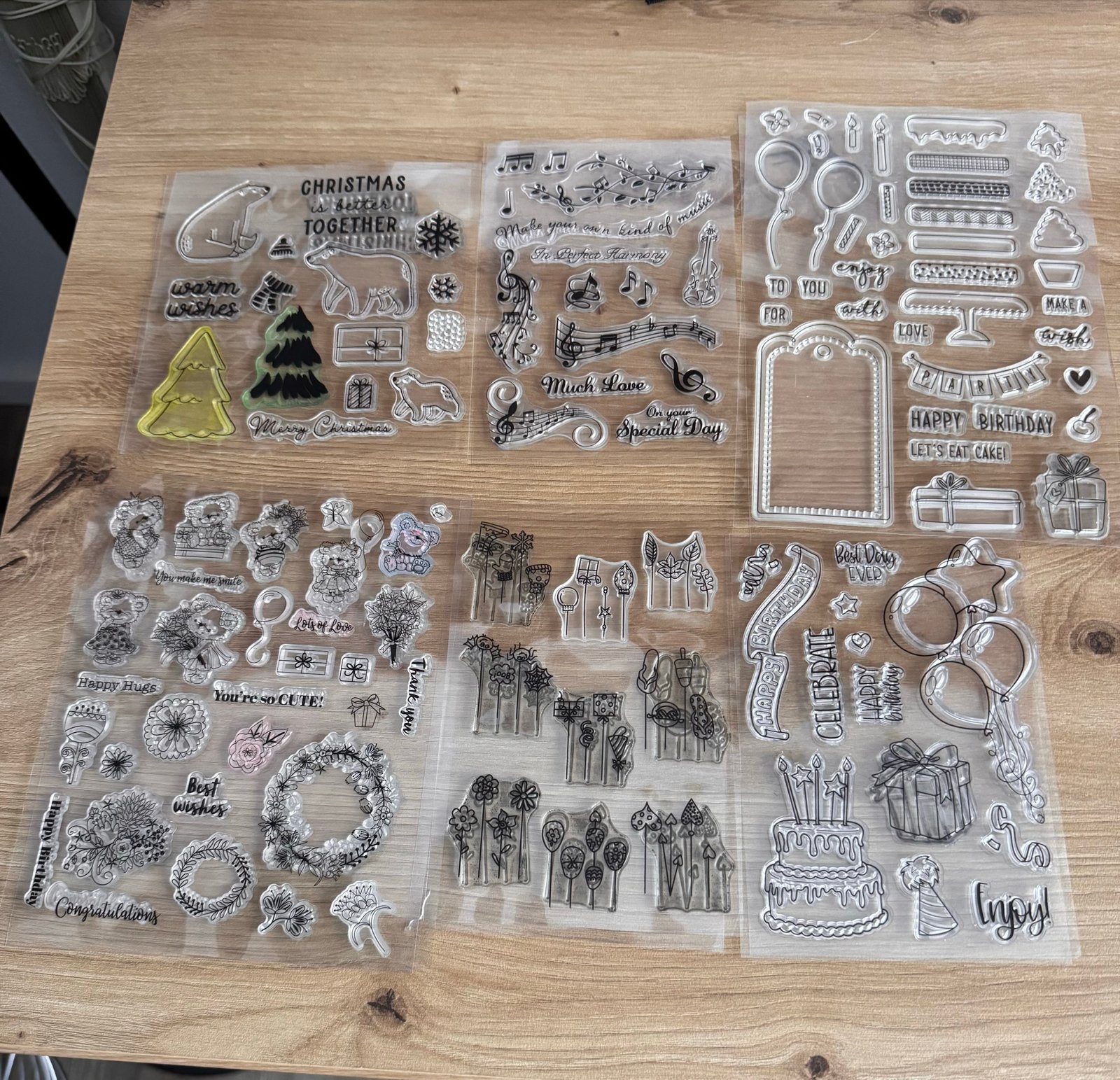 Groot knutselpakket: stempels, mallen, papier en meer!, Hobby en Vrije tijd, Ophalen, Gebruikt, Overige thema's, Overige typen