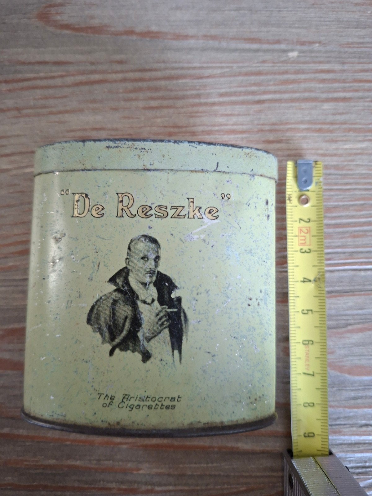 Vintage De Reszke Minors sigarettenblik - The Aristocrat, Verzamelen, Ophalen of Verzenden, Gebruikt, Overige, Overige merken