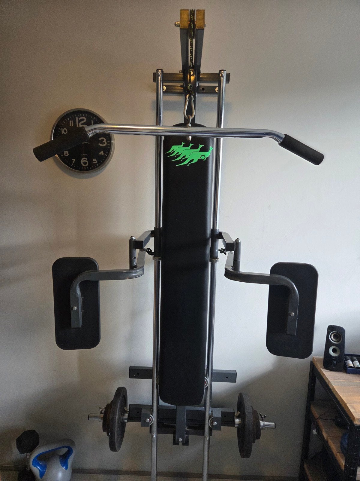 Fitness | Lat pulley | Lat Station | incl. Gewichten, Sport en Fitness, Fitnessapparatuur, Ophalen of Verzenden, Zo goed als nieuw