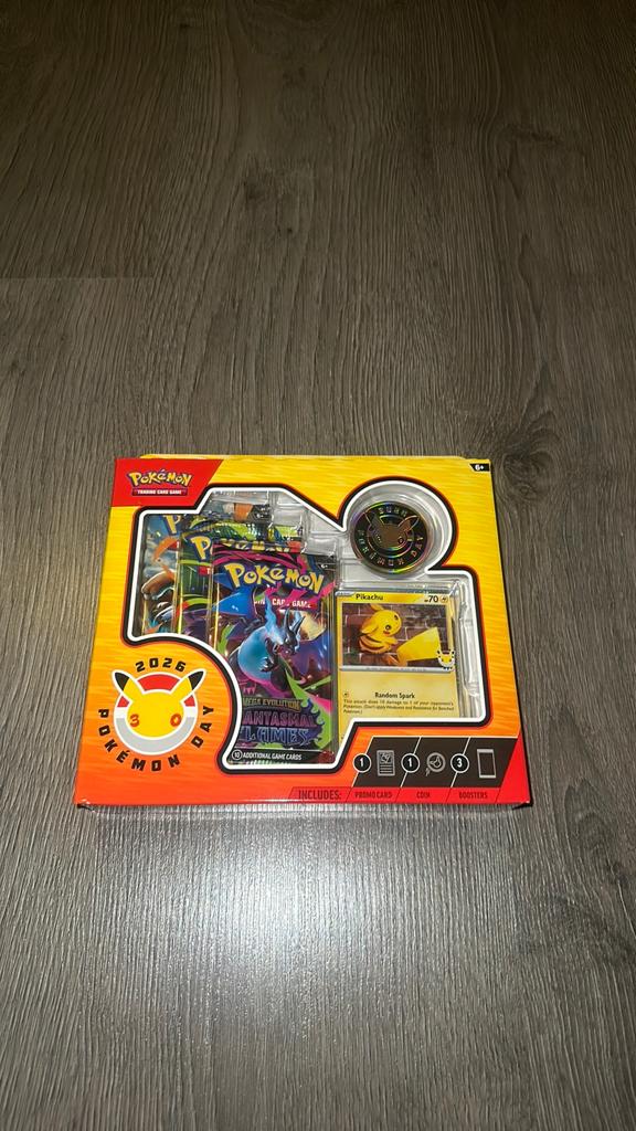 Pokemon Day 2026 - Pikachu (SWIRL bij de staart), Ophalen of Verzenden, Zo goed als nieuw