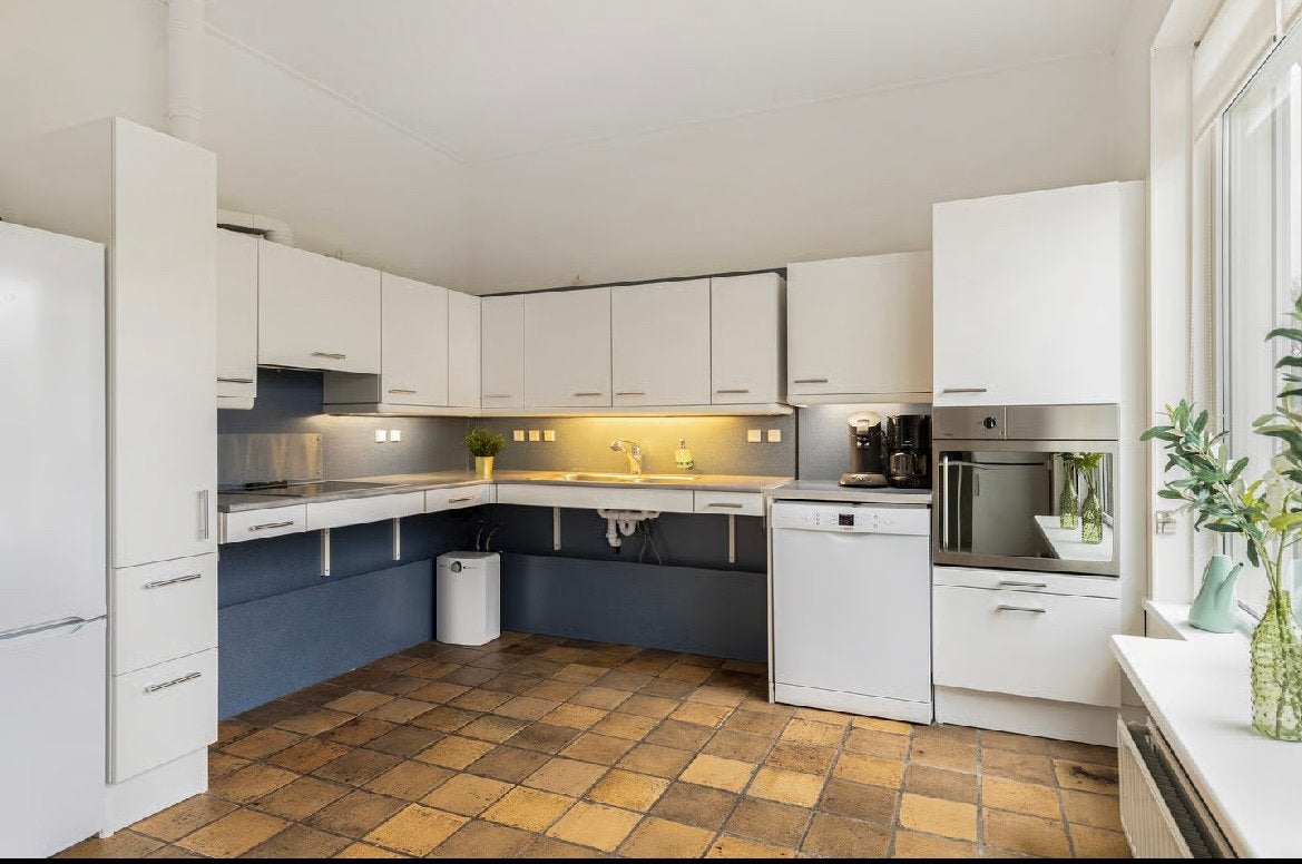 Complete hoog-laag keuken | Elektrisch verstelbaar |, Ophalen, Gebruikt, Wit, Hoekkeuken