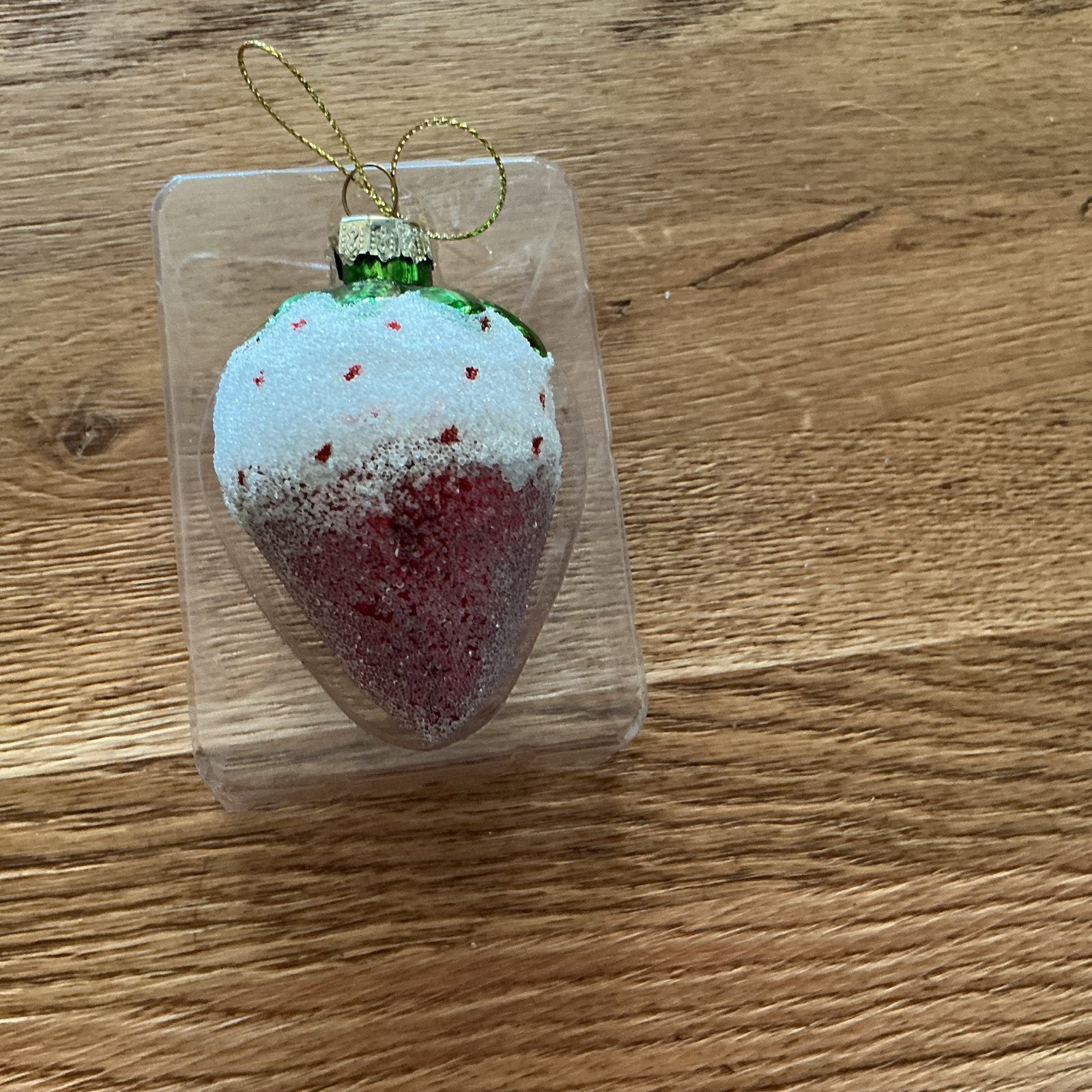 Kerstbal AARDBEI/2, Ophalen, Nieuw
