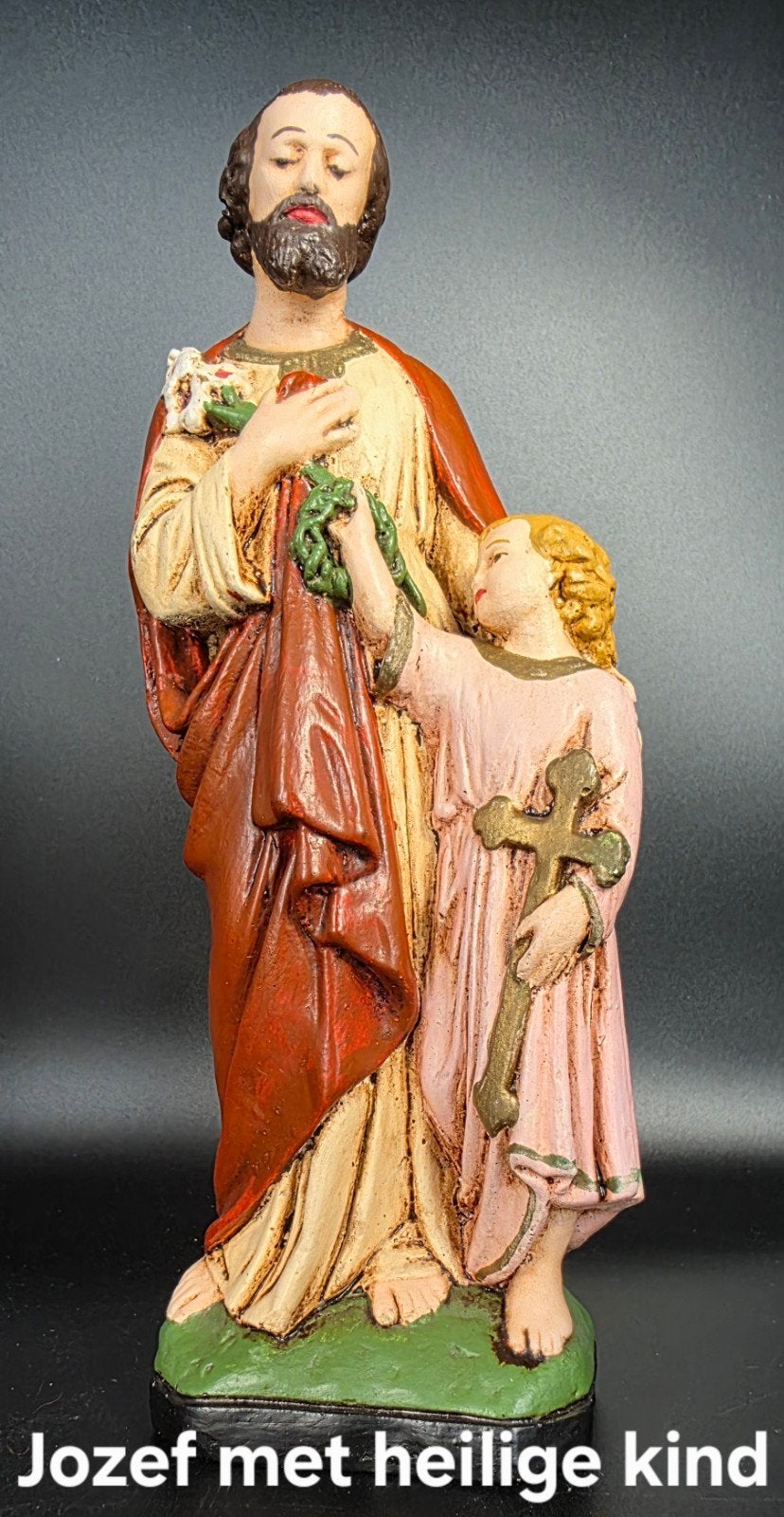 St Jozef met de jonge Jezus, Ophalen of Verzenden