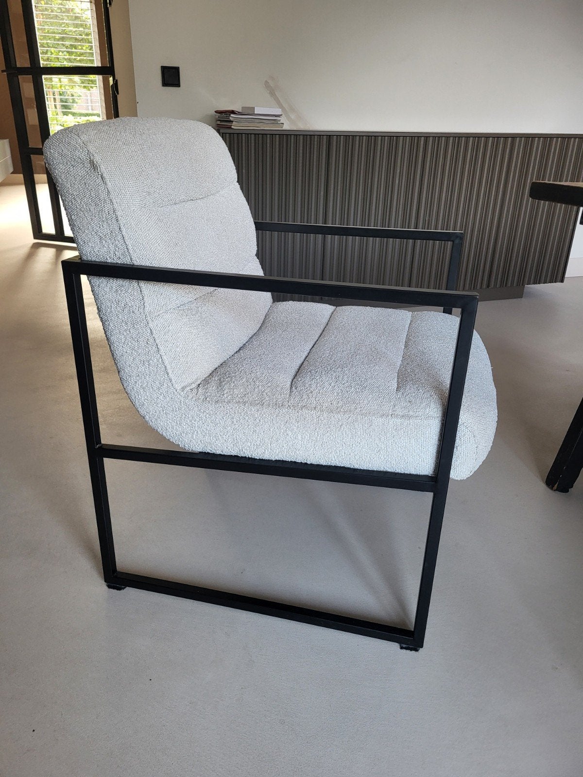 Set van 4 Richmond Eetstoelen Wit, Ophalen, Modern, Industrieel, Wit, Zo goed als nieuw