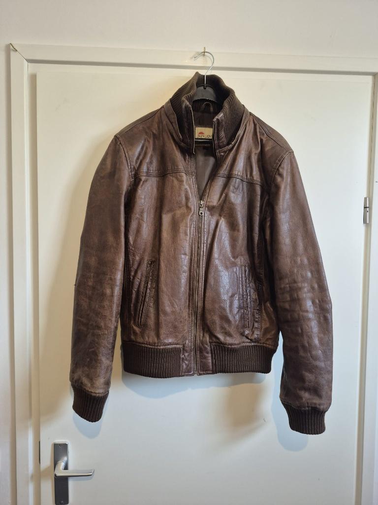 Bomber jas, Kleding | Heren, Jassen | Winter, Ophalen of Verzenden, Gedragen, Maat 52/54 (L), Bruin
