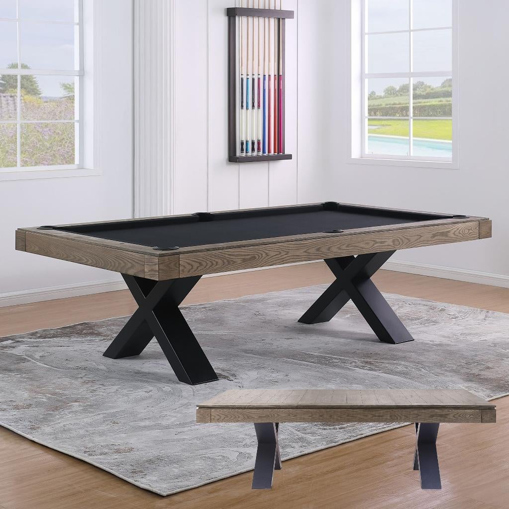 Pooltafel Lexor Dinner Xoon Vintage oak, Sport en Fitness, Biljarten en Poolen, Ophalen of Verzenden, Nieuw, Pooltafel