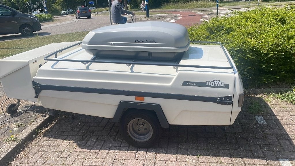 Camplet Royal 4 persoons vouwwagen - 123 systeem, Caravans en Kamperen, Vouwwagens, Ophalen, Meerkleurig, Aanwezig, Camp-Let