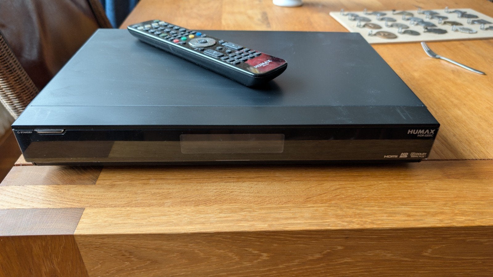 Humax 5200c met wifi dongle en afstandbediening, Ophalen of Verzenden, Zo goed als nieuw, Harddiskrecorder