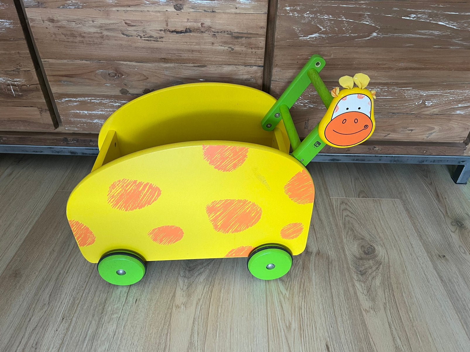Poppenwagen hout, Ophalen, Zo goed als nieuw, Duw- of Trekspeelgoed