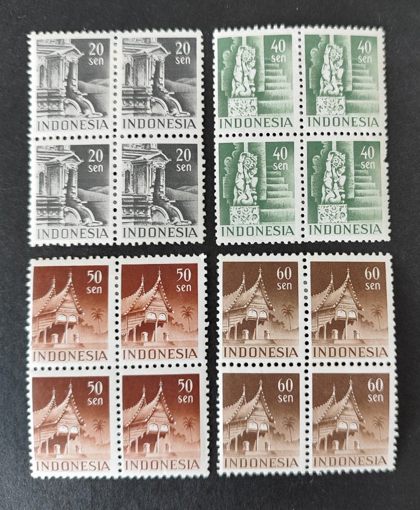 Indonesie 1810009 tempels blok, Ophalen of Verzenden, Postfris, Zuidoost-Azië