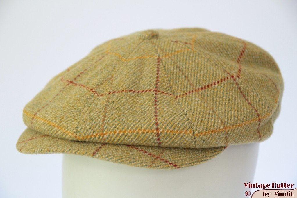 Paperboy pet Hawkins 'Gatsby' licht groen tweed 59 nieuw, Nieuw, Ophalen of Verzenden, Pet, 58 of 59 cm (L, 7¼ of ⅜ inch)