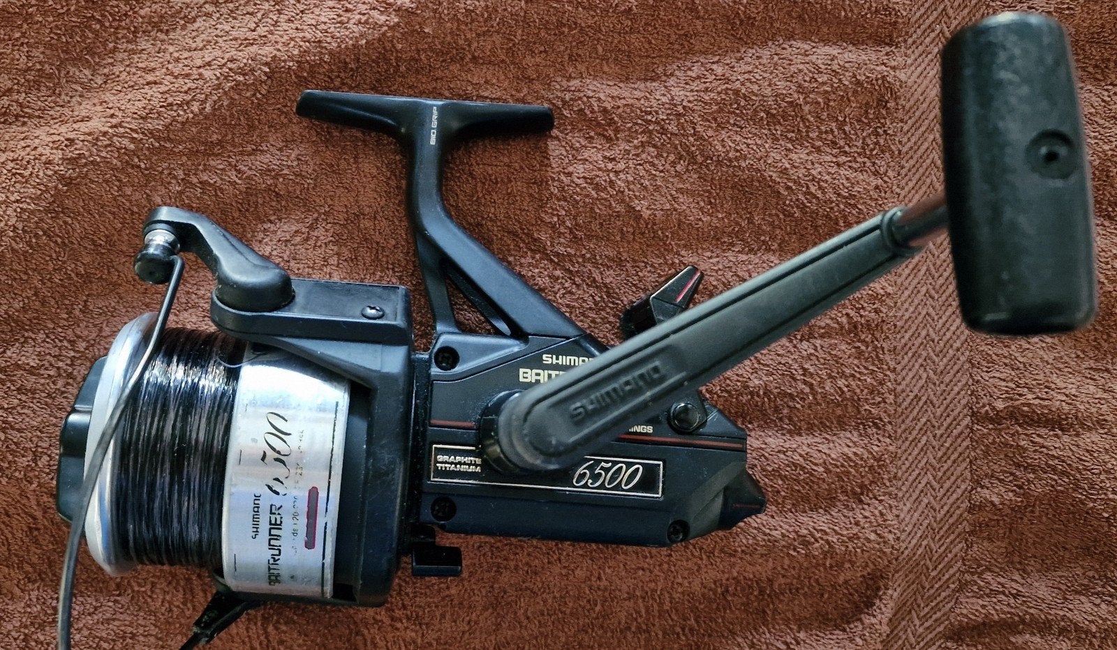 shimano baitrunner 6500a  als nieuw, Ophalen, Zo goed als nieuw, Molen