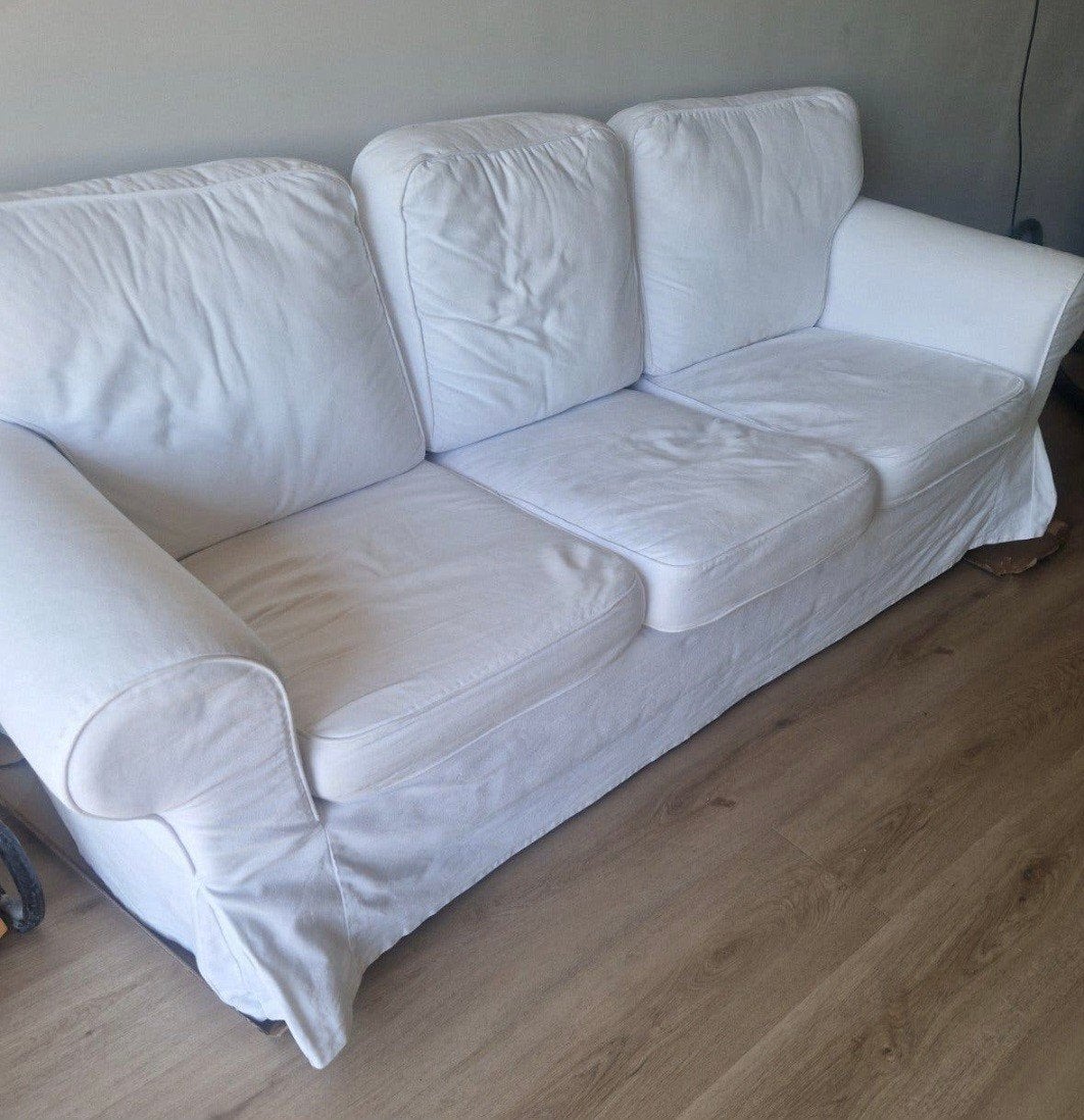 Ektorp hoezen Blekinge wit, Ophalen of Verzenden, Zo goed als nieuw, Minder dan 75 cm, Minder dan 150 cm