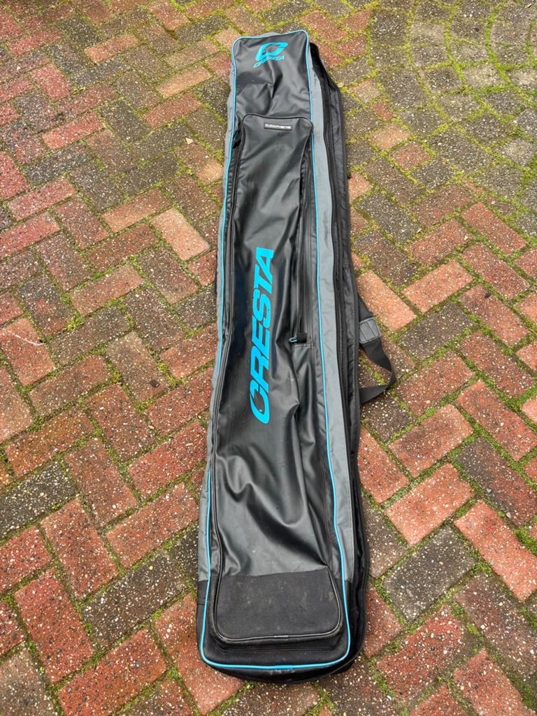 Cresta Blackthorne foedraal voor vishengels - Zwart/Blauw, Watersport en Boten, Ophalen of Verzenden, Zo goed als nieuw, Koffer of Tas